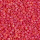 Miyuki delica Beads 11/0 - Matted transparent red orange ab DB-856